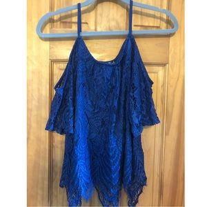 Off the shoulder lace top